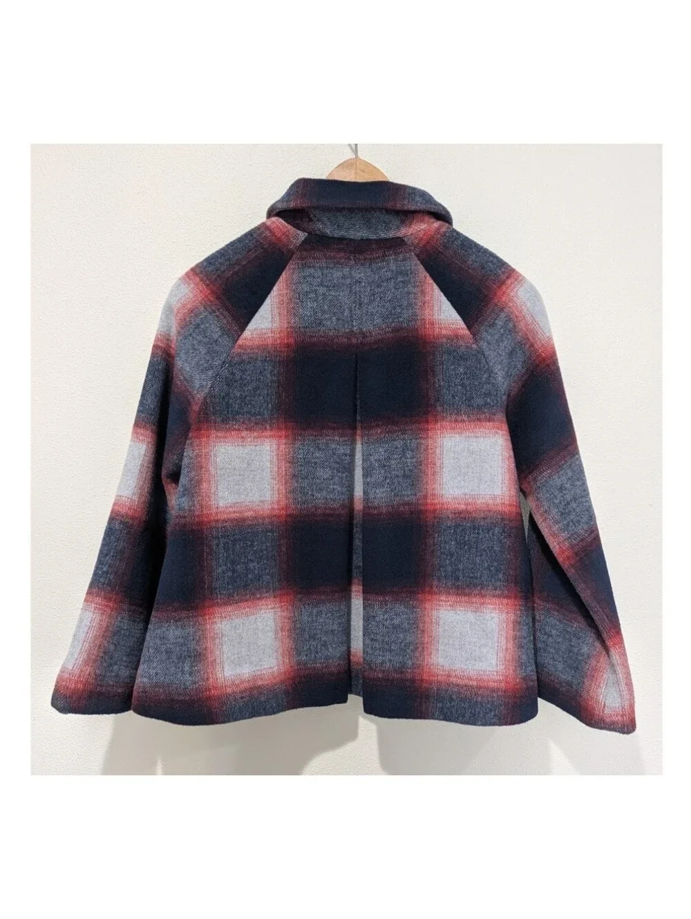 Gap Kids Plaid Wool Jacket, Size L